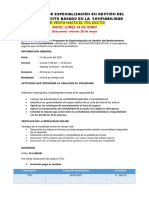Programa de Especialización en Gestión Del Mantenimiento 21 PDF