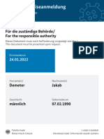 Einreiseanmeldung PDF