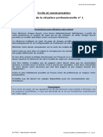 Enoncé SP1 - Écrits Et Communication PDF