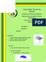 Portafolio de Calculo de Varias Variables - 2 PDF