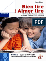 Bien Lire Et Aimer Lire Tome 3 PDF