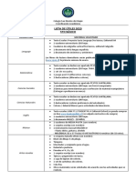 5-Básico - Lista de Útiles PDF