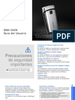 Instrucciones Celular Samsung SHG C406