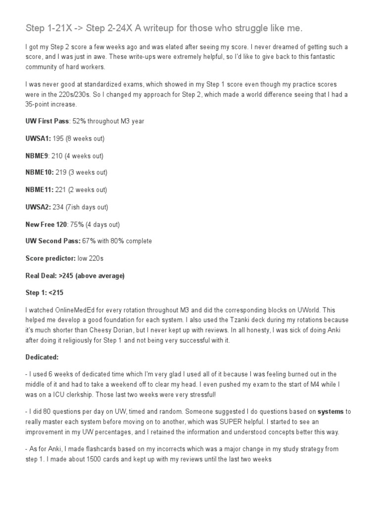 Step 2 Score Boost: Study Tips | PDF | Health Care | Medicine