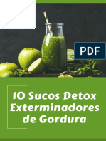 10 Sucos Detox Exterminadores de Gordura