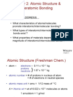 Ch2-Atomic Structure and Interatomic Bonding