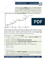 Unidad 4 - Interpolacion y Aproximación Polinomial