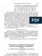 Synthese Und Analgetische Wirkung Einiger 1-Methyl-4-Phenyl-piperidin-4-Alkylsulfone - J. Buchi, M. Prost, H. Eichenberger R. Lieberherr - Helv Chim Acta, 1952, 35(5), 1527-1536 - Biological Effects of MPTP