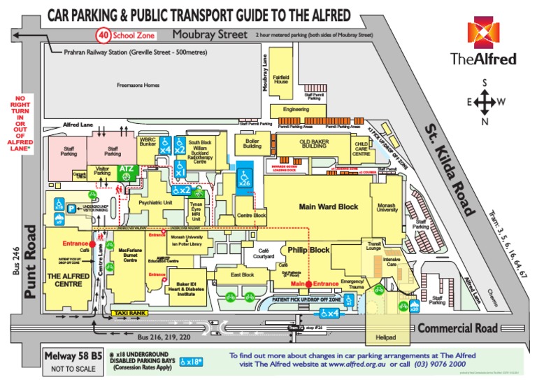 Parking and Public Transport Options Around Alfred Hospital PDF