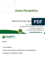 Clase 06 - Movimiento Parabólico PDF