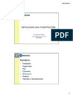 Patologias em alvenarias de vedação e estruturais