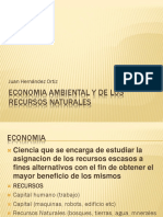 Economía ambiental y recursos naturales