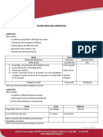 Lista de Útiles III Medio 2023