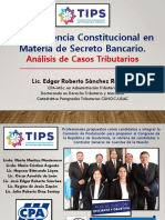 Jurisprudencia Constitucional Secreto Bancario TIPS