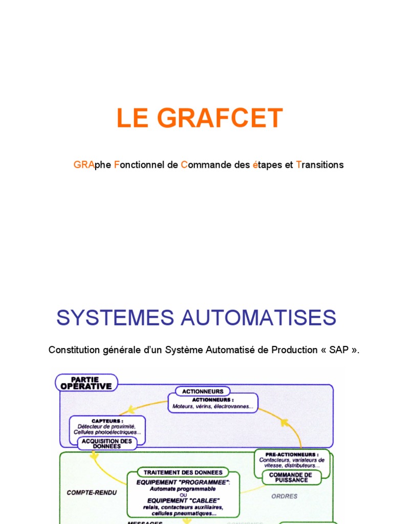 Introduction au GRAFCET et ses règles | PDF