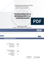 Tecnologias de La Informacion y La Comunicacion