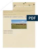 Cortes de Carne Vacuna Argentina - HTML PDF
