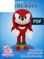 Knuckles - Molde Vetorizado Da Apostila