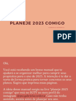 Planeje 2023: Guia prático para organizar seu ano com apenas 3 metas