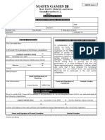 MASTS Games 2022 Eligibility Form