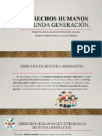 Derechos Humanos Segunda Generación.