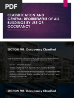 Classification and General Requirement of All Buildings by