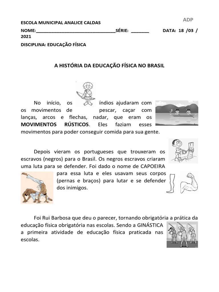 A História da Educação Física no Brasil
