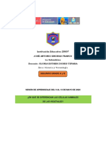 Sesión CyT 2° GRADO Semana 9 Al 13 de Mayo 2022