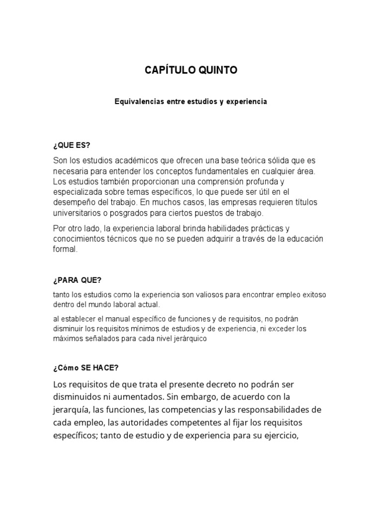 Capítulo Quinto PDF