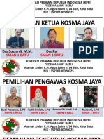Pemilihan Pengurus Kosma Jaya