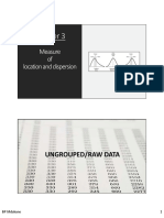 Chapter 3 - Measure of Location and Dispersion