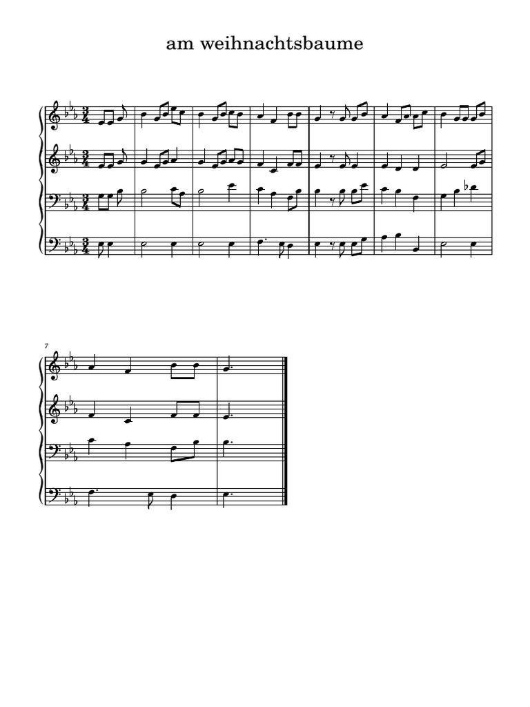 Am Weihnachtsbaume PDF