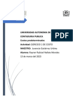 Ejercicio de Costo 1 PDF