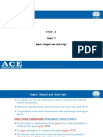 8.U-I. Input Output and Interrupt and RISC, CISC Characteristics