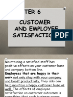 6 Customer and Employee Satisfaction