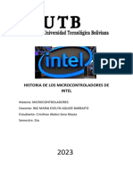 Historia de Microcontroaldores Intel