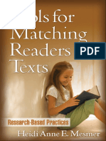 Tools For Matching Readers To Texts R