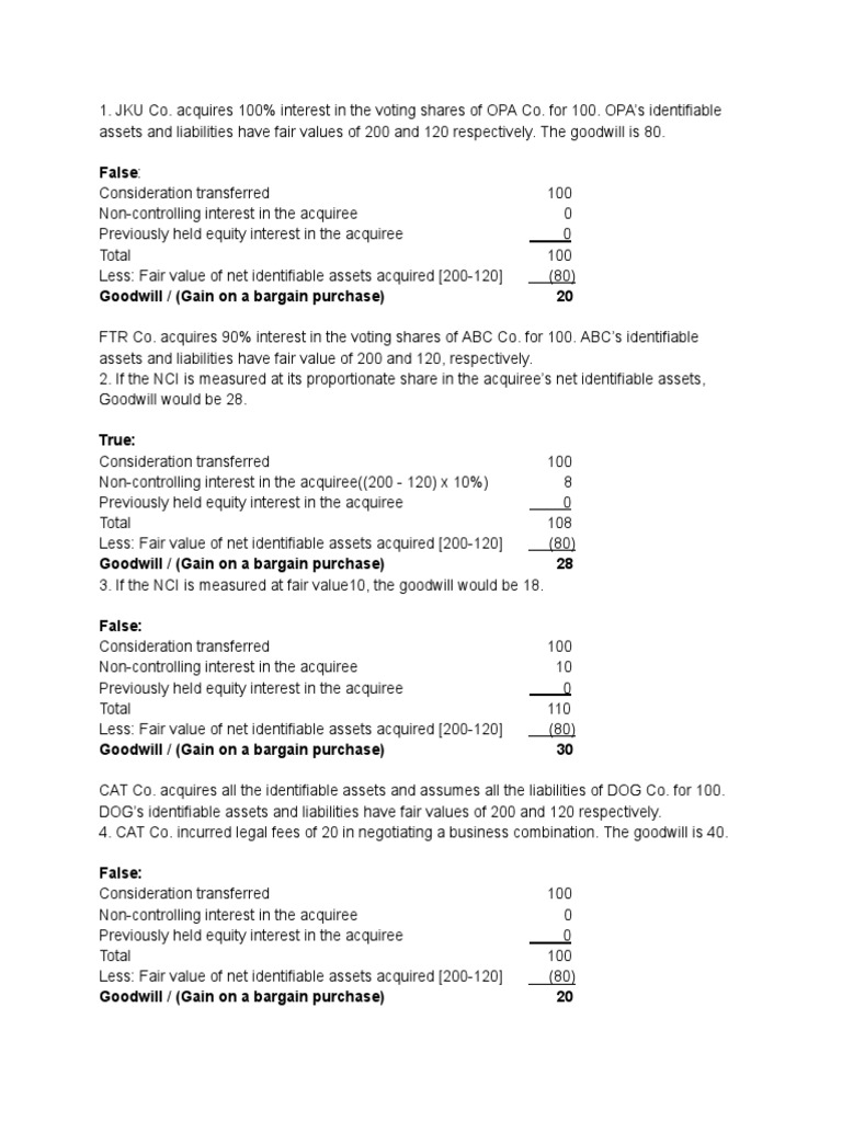 Kyle wahiman asynchronous quiz pdf goodwill accounting equity