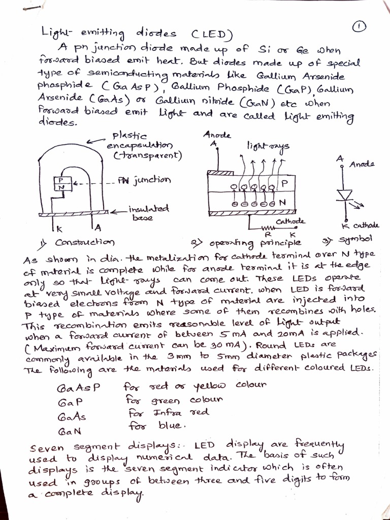 LED Working Principles and Applications | PDF | Light Emitting Diode ...