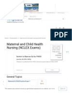Maternal and Child Health Nursing (NCLEX Exams) - RNpedia