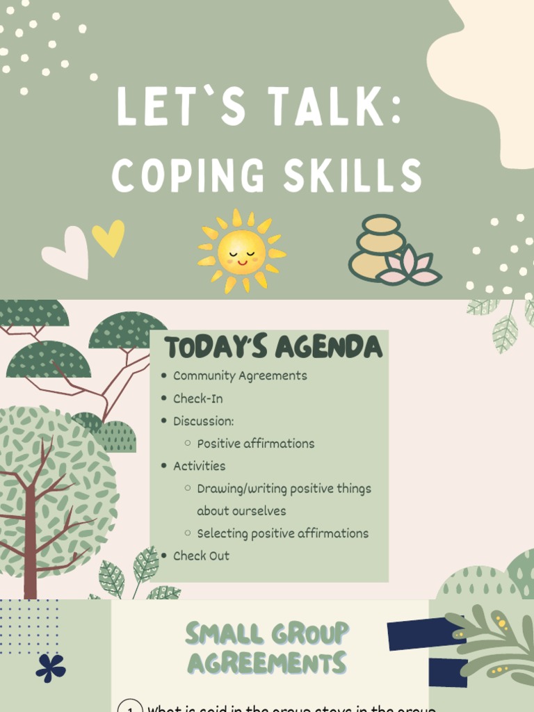 Coping Skills Small Group | PDF