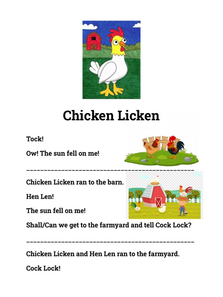 Chicken Licken: A Nutty Adventure | PDF