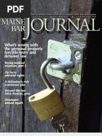Maine Bar Journal Summer 2008 Current