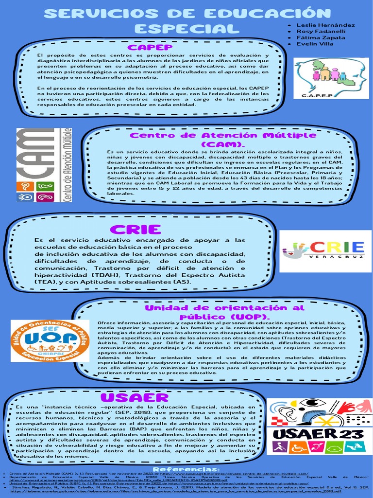 Infografía Los Servicios de Educación Especial | PDF | Educación de la ...