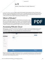 Introduction To R