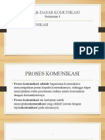 Pertemuan 4 Proses Komunikasi