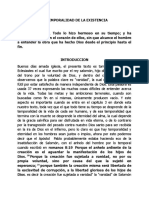 La Temporalidad de La Existencia Ecelsiastes 3 11