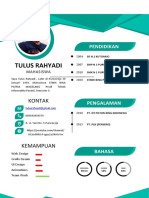 Format CV Kosong Word Bahasa Indonesia