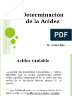 Determinación de La Acidez PDF