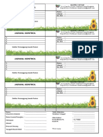 JADWAL KONTROL KLINIK